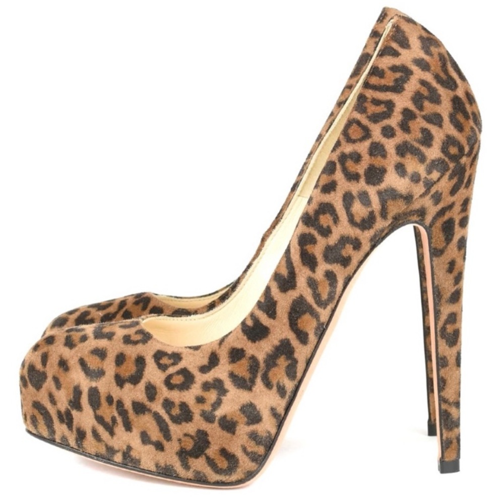 Brian Atwood Maniac Leopard Platform Pump
